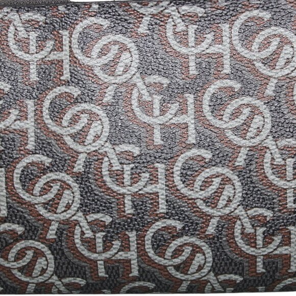 COACH Women's Corner Zip Wristlet with Monogram Print (Black) - Picture 4 of 15